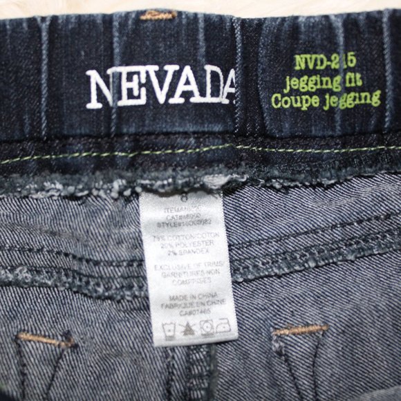 Nevada Girls Navy Blue Jeggings Pull On - Picture 5 of 9